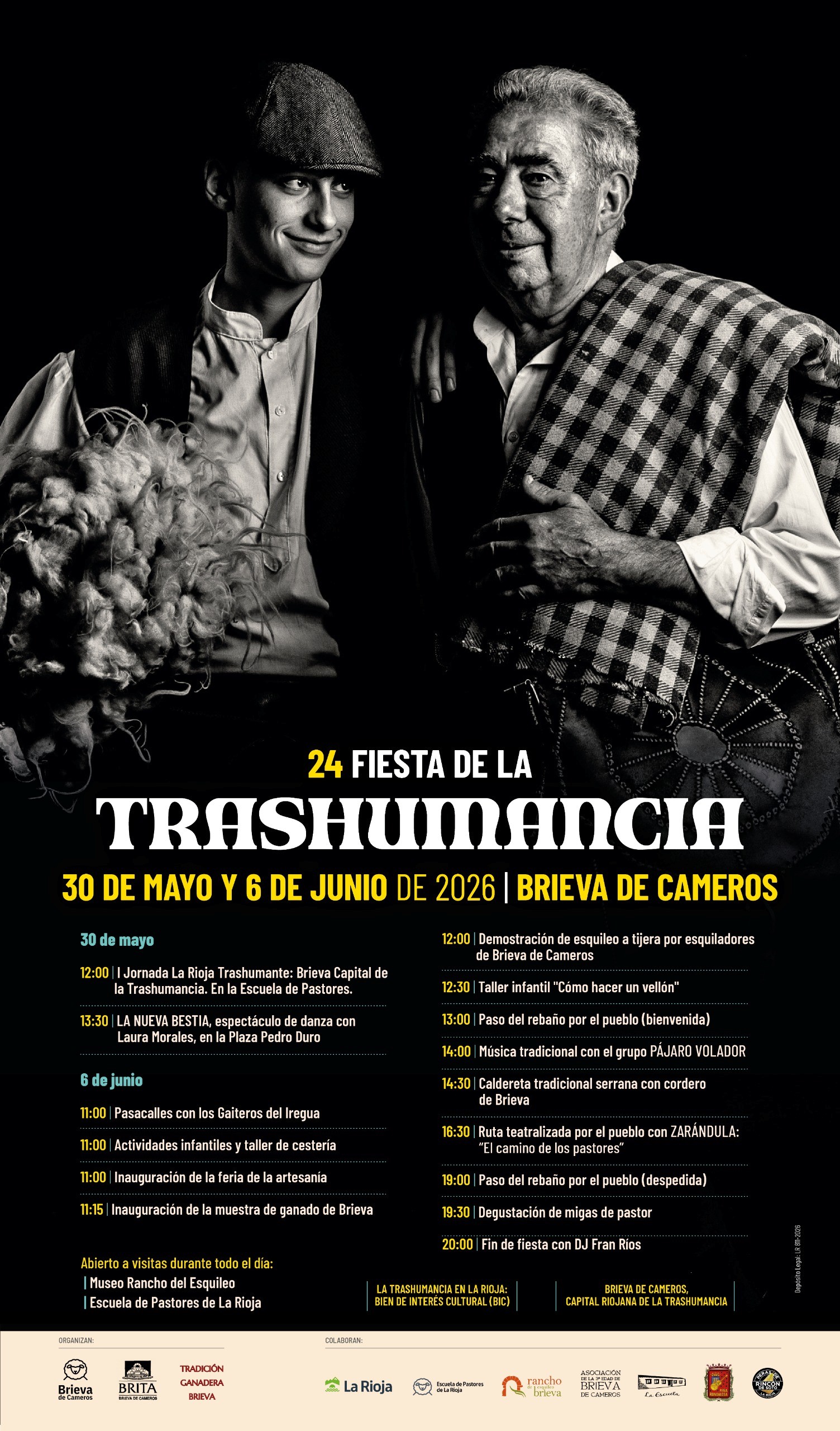 Brieva de Cameros celebra la 23ª Fiesta de la Trashumancia con un homenaje a sus esquiladores y nuevas actividades culturales